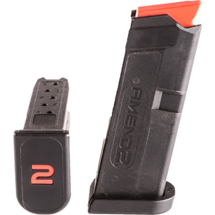 AMEND2 MAGAZINE FOR GLOCK 42 6RD POLYMER BLACK