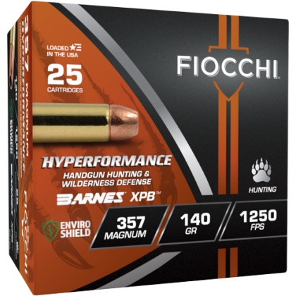 FIOCCHI 357 MAG 140GR XPB 25RD 8BX/CS