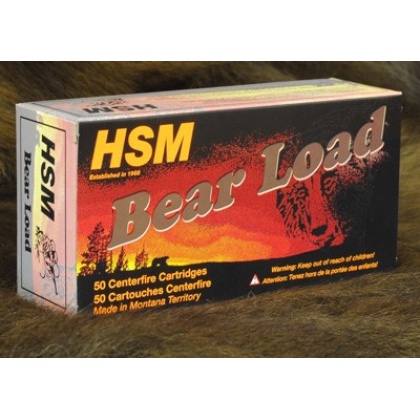 HSM BEAR 357 MAG 180GR RNFP 50RD 10BX/CS