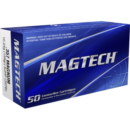 MAGTECH 357 MAG 158GR SJHP 50RD 20BX/CS