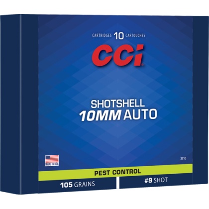 CCI SHOTSHELL 10MM 105GR #9 SHOT 10RD 20BX/CS