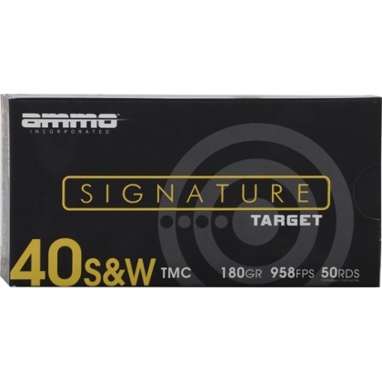 AMMO INC 40 SW 180GR TMC 50RD 20BX/CS