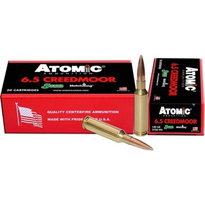 ATOMIC 6.5 CM MATCH 142GR HPBT 20RD 10BX/CS