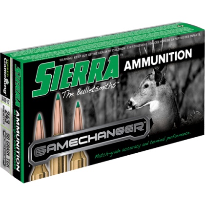 SIERRA GAMCHANGER 243 WIN 90GR TIPPED GAMEKING 20RD 10BX/CS