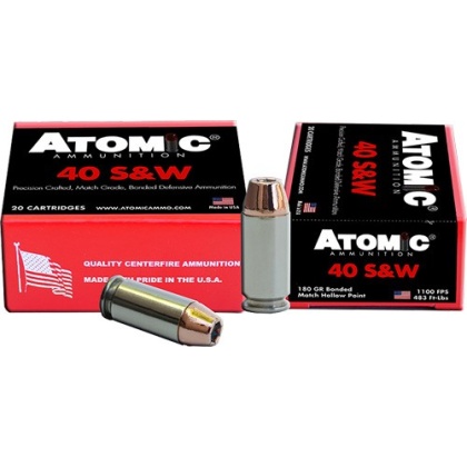 ATOMIC 40 SW 180GR BONDED JHP 20RD 10BX/CS