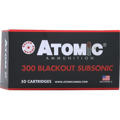 ATOMIC 300 AAC 220GR SUBSONIC HPBT 50RD 10BX/CS