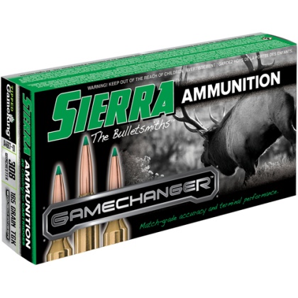 SIERRA GAMECHANGER 308 WIN 165GR TIP GAMEKING 20RD 10BX/C