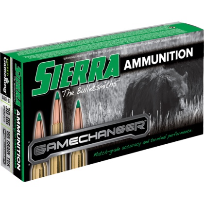 SIERRA GAMECHANGER 30-06 165GR TIPPED GAMEKING 20RD 10BX/CS