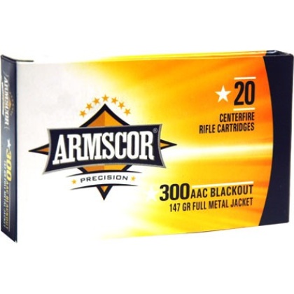 ARMSCOR 300 AAC 147GR FMJ 20RD 10BX/CS