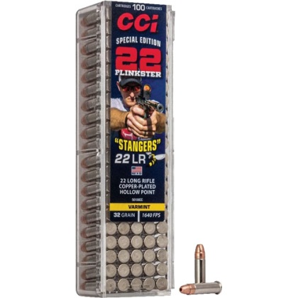 CCI STANGERS 22LR 32GR JHP 1640FPS 100RD 50BX/CS