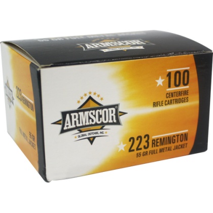 ARMSCOR 223 REM 55GR FMJ 1200RD CASE LOT