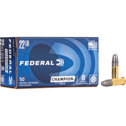 FEDERAL LIGHTNING 22LR 40GR LEAD-RN 1240FPS 50RD 100BX/CS