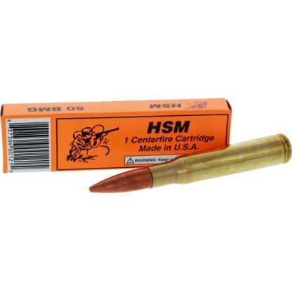 HSM 50 BMG HORNADY A-MAX DUMMY ROUND 1RD