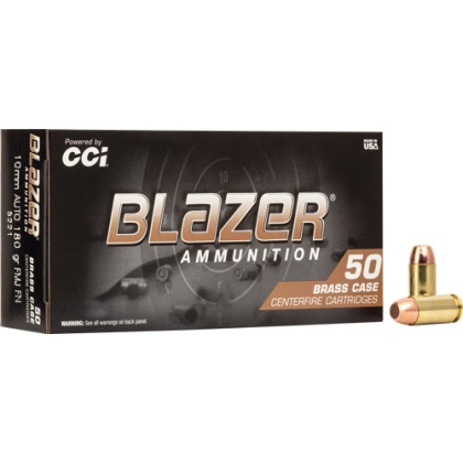 CCI BLAZER BRASS 10MM 180GR FMJ 50RD 20BX/CS