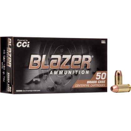 CCI BLAZER BRASS 40 SW 180GR FMJ 50RD 20BX/CS