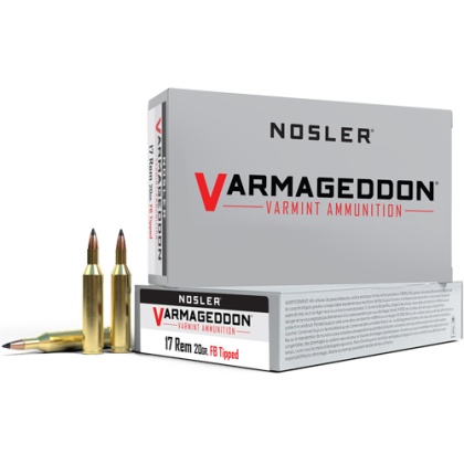 NOSLER VARMAGEDDON 17 REM 20GR FBT 20RD 10BX/CS