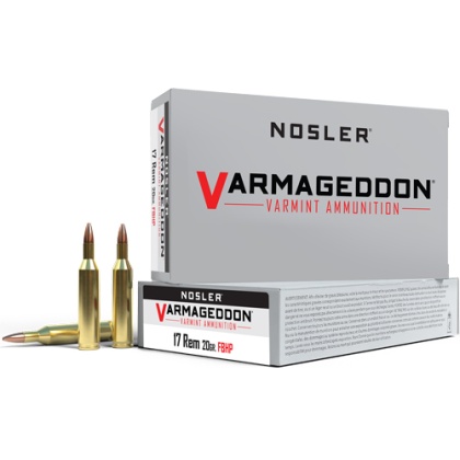 NOSLER VARMAGEDDON 17 REM 20GR HPFB 20RD 10BX/CS