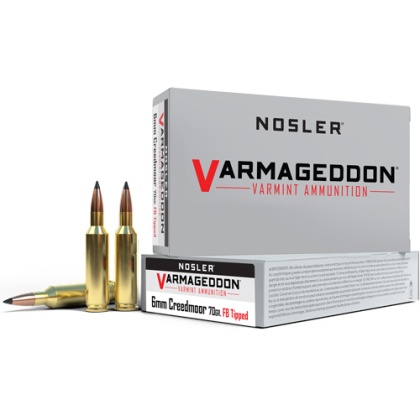 NOSLER VARMAGEDDON 6MM CM 70GR FBT 20RD 10BX/CS