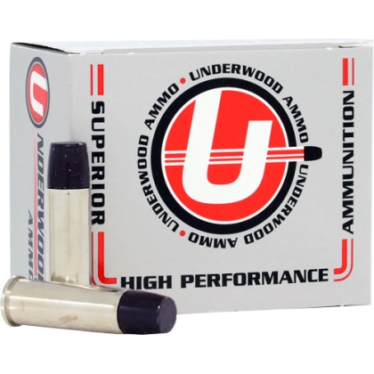 UNDERWOOD 44 REM MAG 305GR LEAD-FN 20RD 10BX/CS