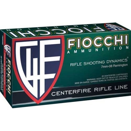 FIOCCHI 7MM-08 REM 139GR PSP 20RD 10BX/CS