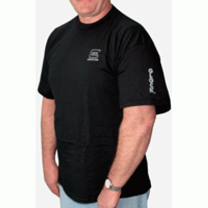 GLOCK OEM BLACK SHORT SLEEVE T SHIRT LG