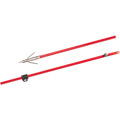 CAJUN BOWFISHING ARROW FIBERGLASS W/PIRANHA POINT XT