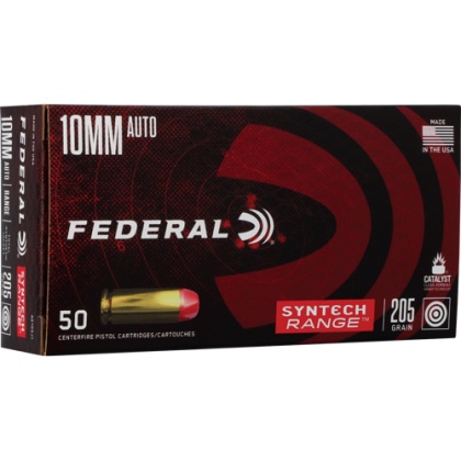 FEDERAL AE 10MM 205GR TOTAL SYNTHETIC RANGE 50RD 10BX/CS