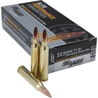 SIG 223 REM 77GR OTM 20RD 25BX/CS