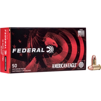 FEDERAL AE 25ACP 50GR FMJ 50RD 20BX/CS