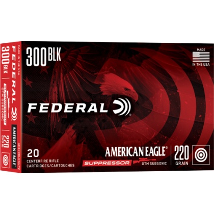 FEDERAL AE 300 AAC 220GR OTM SUBSONIC 20RD 25BX/CS