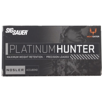 SIG 308 WIN 165GR PLANTINUM HUNTER ACCUBOND 20RD 10BX/CS