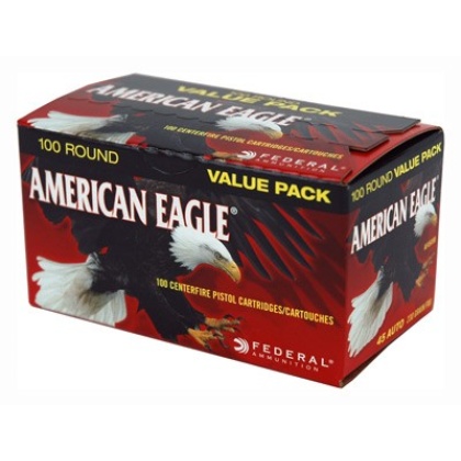 FEDERAL AE 45 ACP 230GR FMJ 100RD 5BX/CS