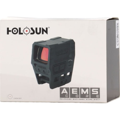 HOLOSUN AEMS ENCLOSED MICRO CAST ALUM 2MOA RED RET