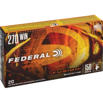 FEDERAL FUSION 270 WIN 150GR FUSION 20RD 10BX/CS