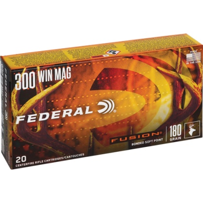 FEDERAL FUSION 300 WIN MAG 180GR FUSION 20RD 10BX/CS