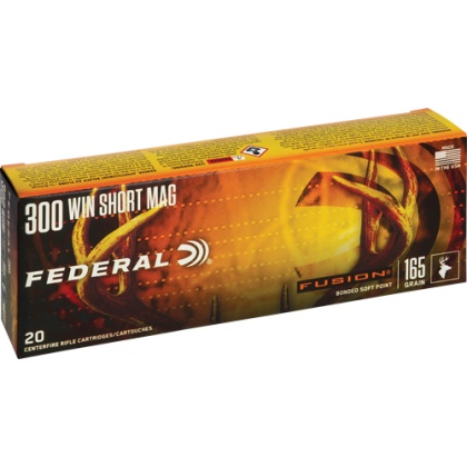 FEDERAL FUSION 300 WSM 165GR FUSION 20RD 10BX/CS