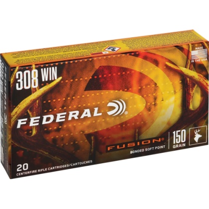 FEDERAL FUSION 308 WIN 150GR FUSION 20RD 10BX/CS