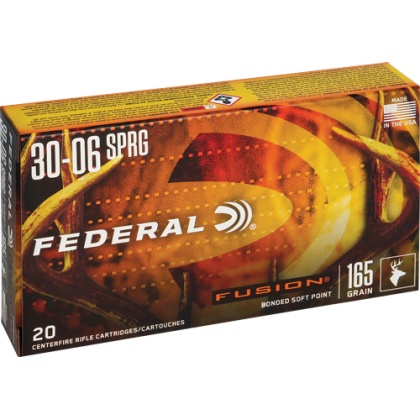 FEDERAL FUSION 30-06 165GR FUSION 20RD 10BX/CS