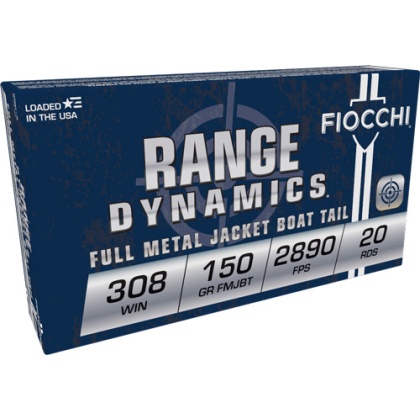 FIOCCHI 308 WIN 150GR FMJ-BT 20RD 10BX/CS