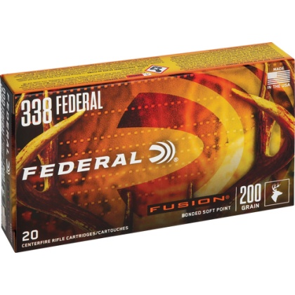 FEDERAL FUSION 338 FEDERAL 200GR FUSION 20RD 10BX/CS