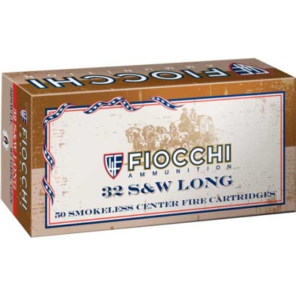 FIOCCHI 32 S&W LONG 97GR FMJ 50RD 20BX/CS