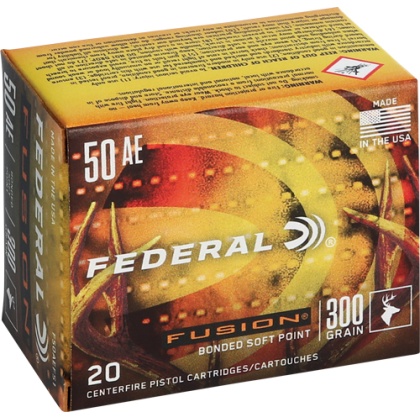 FEDERAL FUSION 50 AE 300GR FUSION 20RD 10BX/CS