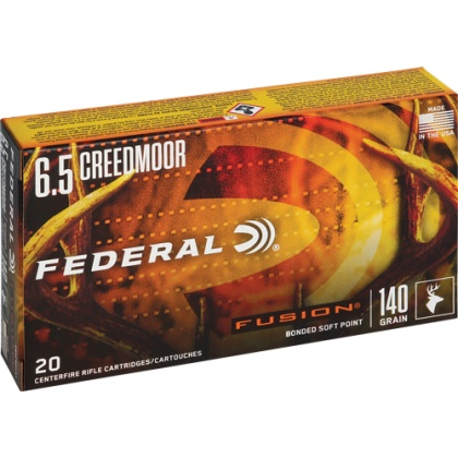 FEDERAL FUSION 6.5 CM 140GR FUSION 20RD 10BX/CS