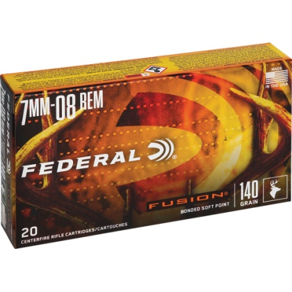 FEDERAL FUSION 7MM-08 REM 140GR FUSION 20RD 10BX/CS