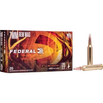 FEDERAL FUSION 7MM REM MAG 175GR FUSION 20RD 10BX/CS