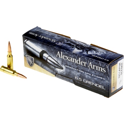 ALEXANDER 6.5 GRENDEL 123GR LAPUA SCENAR 20RD 10BX/CS