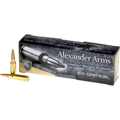 ALEXANDER 6.5 GRENDEL 129GR SST 20RD 10BX/CS