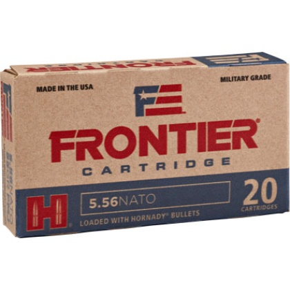 FRONTIER 5.56X45 68GR BTHP MATCH 20RD 25BX/CS