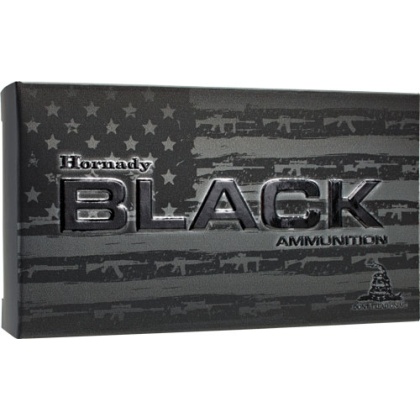 HORNADY BLACK 223 REM  62GR FMJ 20RD 10BX/CS