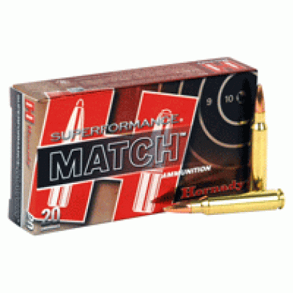 HORNADY SPF MATCH 223 REM 75GR BTHP 20RD 10BX/CS